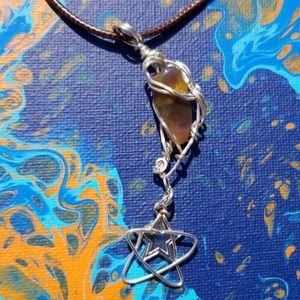 Moon and Star pendant